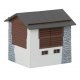 Graubunden Hay Barn -- Kit - 2-15/16 x 2-5/8 x 2-3/4′ 7.4 x 6.7 x 7cm, HO, Faller Gmbh 130634