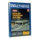 Open Air Transload Building -- Kit - 25 x 5-1/4 x 3′ 63.5 x 13.3 x 7.6cm, HO, Walthers Cornerstone 2918