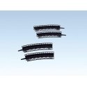 Bridges-Curved Steel -- 1/8 x 7-5/8`R .2 x R19.5cm 1/8 x 8-1/2`R .2 x R22cm, Z, Faller Gmbh 282905