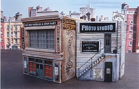 Blair Avenue Part One -- Kit - 4 x 6′ 10.2 x 15.2cm, HO, Downtown Deco 1005