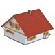 Romantic Single Family Home -- 5 x 5′ 12.7 x 12.6cm, HO, Faller Gmbh 130301