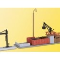 Coaling Point w/Water Tower -- 4-3/4 x 1-5/8` (12 x 4cm) 1-3/4 x 3/8` (4.5 x 1cm), N, Kibri 37434