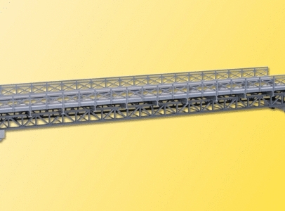 Framework Steel Bridge -- Single Track 33.5 x 6.5 x 2.8cm, HO, Kibri 39707