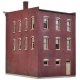 Jewelry Store -- Kit - 3-9/16 x 5-7/8 x 6′ 9.1 x 14.9 x 15.2cm, HO, Walthers Cornerstone 3476