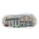 State Line Farm Supply -- Kit: 3-1/4 x 4-1/4 x 1-7/8` Ramp: 1-3/16 x 4-7/8`, N, Walthers Cornerstone 3808