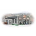 State Line Farm Supply -- Kit: 3-1/4 x 4-1/4 x 1-7/8` Ramp: 1-3/16 x 4-7/8`, N, Walthers Cornerstone 3808
