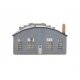 State Line Farm Supply -- Kit: 3-1/4 x 4-1/4 x 1-7/8` Ramp: 1-3/16 x 4-7/8`, N, Walthers Cornerstone 3808