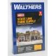 State Line Farm Supply -- Kit: 3-1/4 x 4-1/4 x 1-7/8` Ramp: 1-3/16 x 4-7/8`, N, Walthers Cornerstone 3808