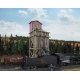 Small Wood Coaling Station -- Kit - 3 x 5-5/8 x 7-13/16′ 7.8 x 14.1 x 19.7cm, HO, Walthers Cornerstone 4202
