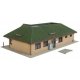 Modern Suburban Station -- Kit - 10-7/16 x 6-1/2 x 3-1/8′ 26.5 x 16.5 x 7.9cm, HO, Walthers Cornerstone 4095
