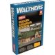 Modern Suburban Station -- Kit - 10-7/16 x 6-1/2 x 3-1/8′ 26.5 x 16.5 x 7.9cm, HO, Walthers Cornerstone 4095