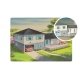 75th Anniversary Split-Level House - Plasticville U.S.A.(R) -- Kit - 75th Anniversary Packagi, O, Bachmann Industries 45633