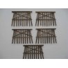 Double Track Bents pkg(5) -- 12′ Tall, O, Grand Central Scenery TB31