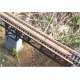 Sherwood`s Bridge -- Laser-Cut Kit - 9` 22.9cm Span, 2 Abutments, 1 Pier, N, The N Scale Architect 10055