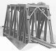 Truss Bridge -- Kit - Scale 120′ 36.6m, HO, Plastruct Inc 1002