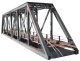 Modernized Through-Truss Bridge w/Walkways -- Kit - Modern Portals, Single Track 11-15/32′ 29.1cm , N, Central Valley 1820