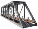 Modernized Through-Truss Bridge w/Walkways -- Kit - Modern Portals, Single Track 11-15/32′ 29.1cm , N, Central Valley 1820