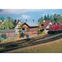 Crossing Shanty -- 4-3/8 x 2-3/8 x 3′ 11 x 6.1 x 7.5cm, HO, Vollmer Gmbh 45730