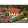 Butcher Shop & Bakery -- Kit - 4-1/2 x 3-1/4 x 3′ 11.4 x 8.3 x 7.6cm, N, Faller Gmbh 232336