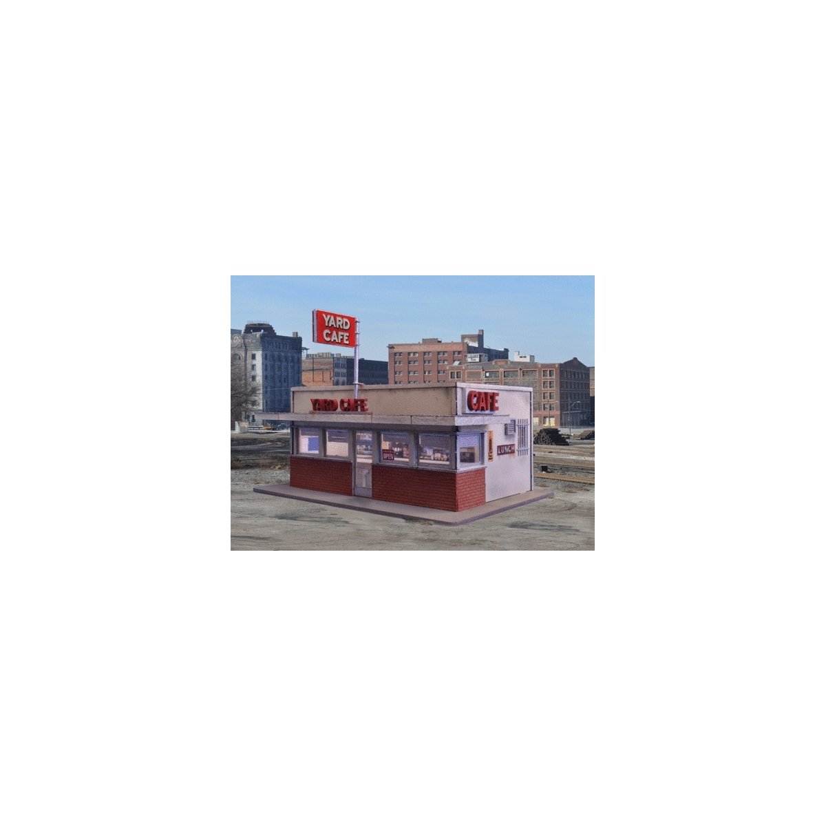 Yard/Hiway Cafe -- Kit - 2-5/8 x 1-3/4′ 6.6 x 4.5cm, N, Blair Line 1006