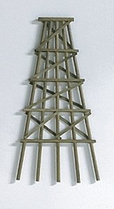 Wood Trestle Bents - Assembled -- Extra Large - 8-1/2′ 21.6cm Tall pkg(5), HO, Grand Central Scenery TB4