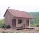 Waynesburg & Washington Narrow Gauge Structure Kits (Laser-Cut Wood) -- West Amity Station - 3 x 3-5/16′, HO, B.T.S. 27603