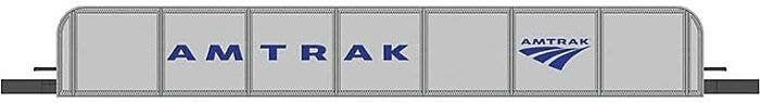 Girder Bridge - E-Z Track(R) - Assembled -- Amtrak (silver, blue), HO, Bachmann Industries 44605