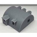 Quonset Hut Office with Glass - 3-D Printed Parts -- Kit, HO, Phoenix Precision Models 31810