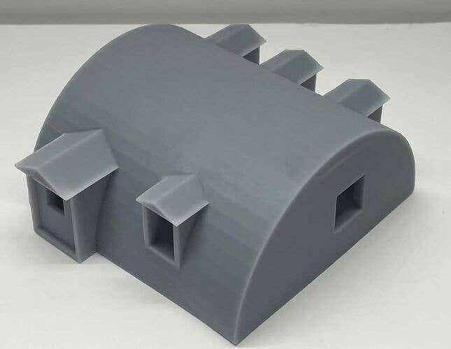 Quonset Hut Office with Glass - 3-D Printed Parts -- Kit, HO, Phoenix Precision Models 31810
