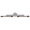 50′ Fishbelly-Side Flatcar 2-Pack w/Impeller Load - Ready to Run -- Pennsylvania Railroad 470131, 470173 (Tuscan), N, Micro Tr