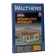 Mission-Style Bungalow House -- Kit - 4-15/16 x 5-9/16 x 2-13/16′ 12.5 x 14.1 x 7.1cm, HO, Walthers Cornerstone 3785