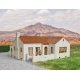 Mission-Style Bungalow House -- Kit - 4-15/16 x 5-9/16 x 2-13/16′ 12.5 x 14.1 x 7.1cm, HO, Walthers Cornerstone 3785