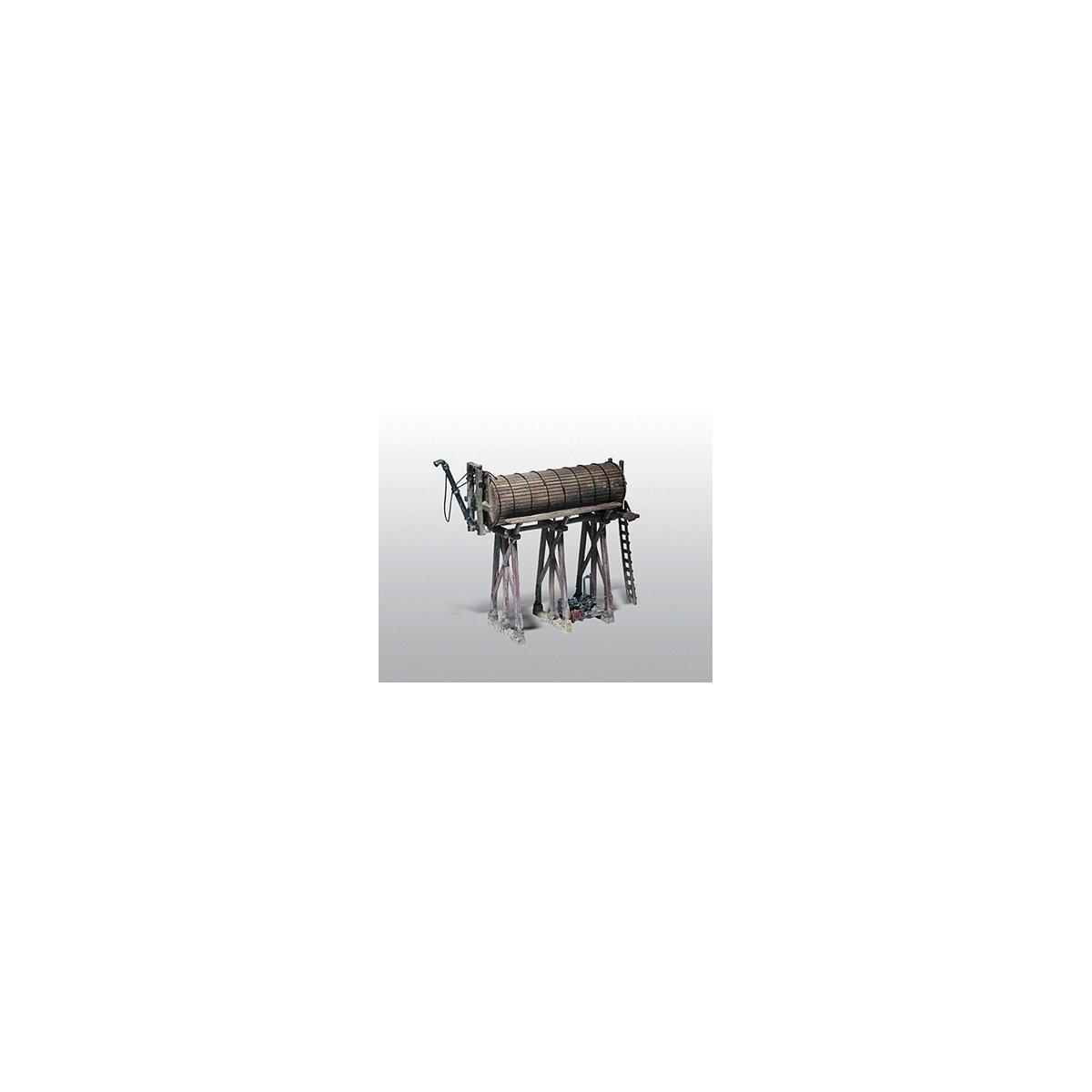 Scenic Details(R) -- Branch Line Water Tower - Kit (Unpainted Metal), HO, Woodland Scenics 241