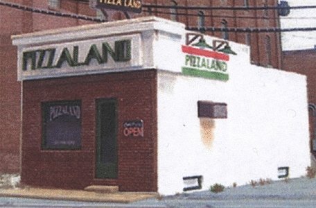 Laser-Cut Structure Kits -- Pizzaland - 1-1/4 x 2-3/16′ 3.1 x 5.5cm, N, Blair Line 96