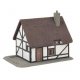 Small North German House -- Kit - 4 x 2-7/16 x 3′ 10.2 x 6.2 x 7.7cm, HO, Faller Gmbh 131317
