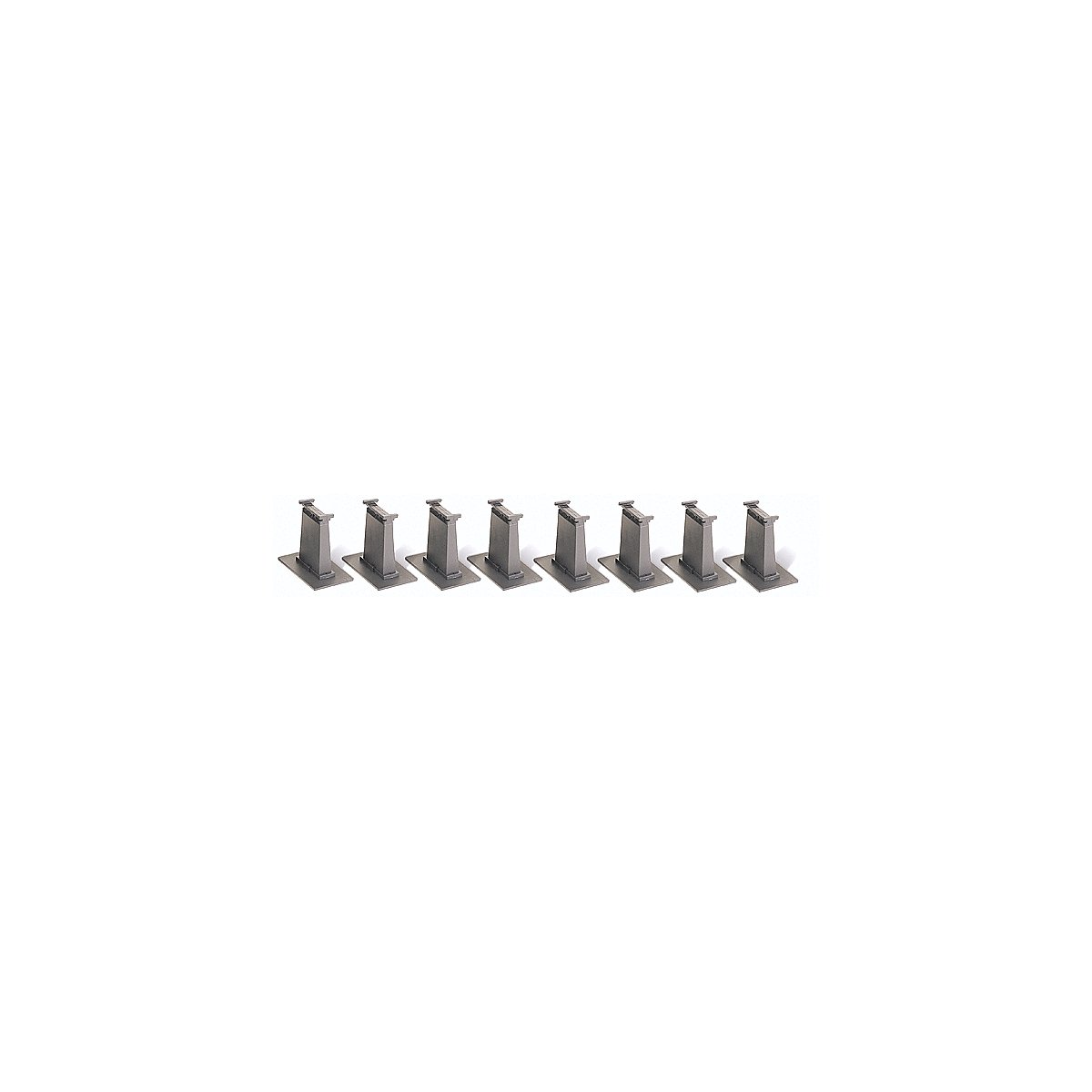 Tall Pier Set - E-Z Track(R) -- 8-Piece, HO, Bachmann Industries 44472