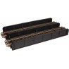 Through Plate-Girder Bridge with Code 100 Track -- Kit - Double Track, Bridge: 8′ 20.3cm, HO, Atlas Model Railroad Co. 881