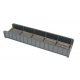 70` Single-Track Railroad Through Girder Bridge -- Kit - 9-3/4 x 2-3/8 x 1-5/16` 24.7 x 6 x, HO, Walthers Cornerstone 4502