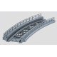 Bridge Ramp - Radius 14-3/16′ 360mm -- Fits K or M Track, HO, Marklin, Inc 7267