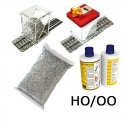 Ballasting Kit w-Gluer Grey Blend - HO-OO - Proses BALKIT-12