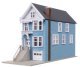 Painted Lady House Victorian House -- Kit - 1-11/16 x 4-3/16 x 2-11/16′ 4.29 x 10.64 x 6.83cm, N, WalthersTrainline 1053