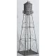Industrial Water Tank -- Kit - 2-3/4 x 2-3/4 x 9′ 7 x 7 x 22.9cm, HO, Tichy Train Group 7019