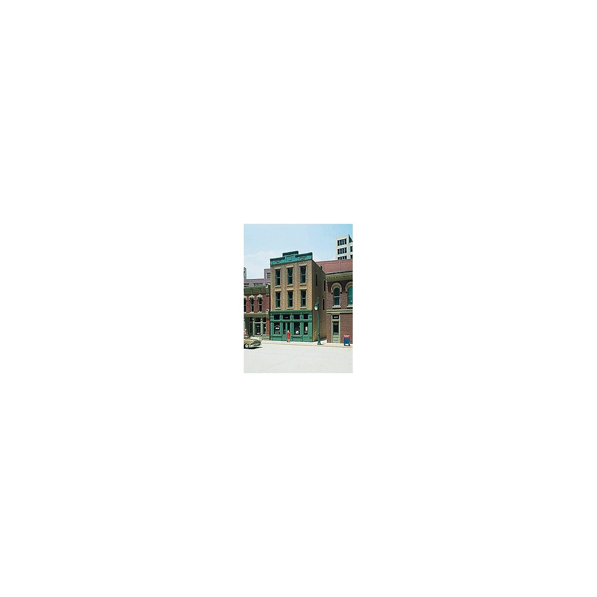 Walker Building - Woodland Scenics DPM Landmark Structures(R) -- Kit - 3 x 4-1/4′ 7., HO, Design Preservation Models 20400