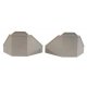 Double-Track Railroad Bridge Concrete Abutment pkg(2) -- Kit - 11-1/4 x 3-1/4 x 5-1/4′ 28.6, HO, Walthers Cornerstone 4553