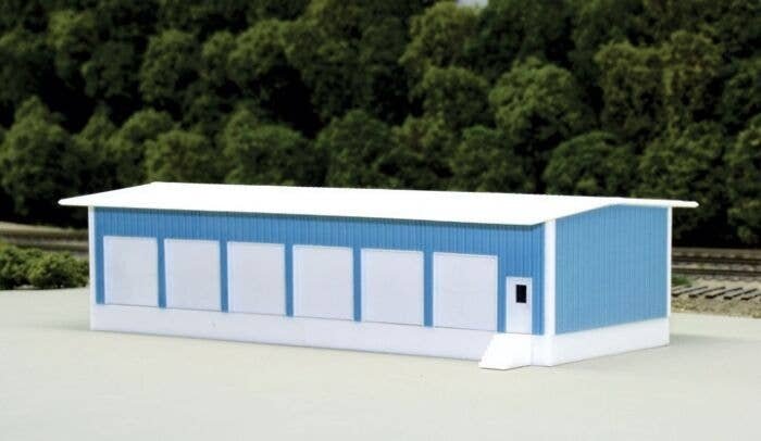 Truck Terminal -- 30` x 80` (blue), N, Pikestuff 8004