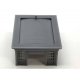 Single Door Garage with Floor and Glass -- Kit - Open Door, N, Phoenix Precision Models 30806