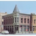 DPM Structure Kits -- Corner Turret Building - 2 x 2-7/8′ 5.1 x 7.3cm, N, Design Preservation Models 51300