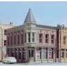 DPM Structure Kits -- Corner Turret Building - 2 x 2-7/8′ 5.1 x 7.3cm, N, Design Preservation Models 51300