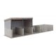 Bulk Material Storage -- Kit - 8-7/16 x 2-3/16 x 2-7/16′ 21.3 x 5.5 x 6.1cm, HO, Walthers Cornerstone 4139