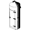 Telephone Shelters -- Concrete, HO, Alexander Scale 3115
